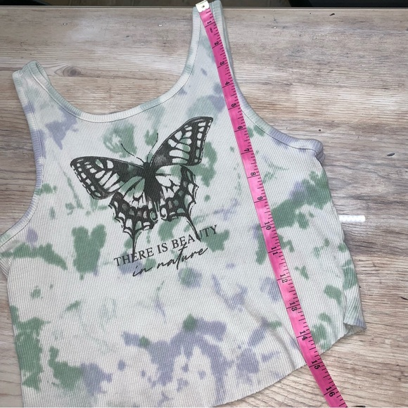 Urban Nation Butterfly Crop Top - Picture 6 of 7